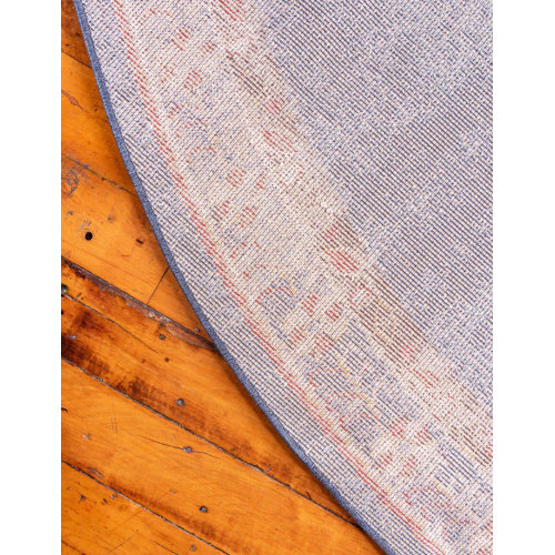 Mercury Row® Dulin Performance Navy Blue Rug & Reviews Wayfair